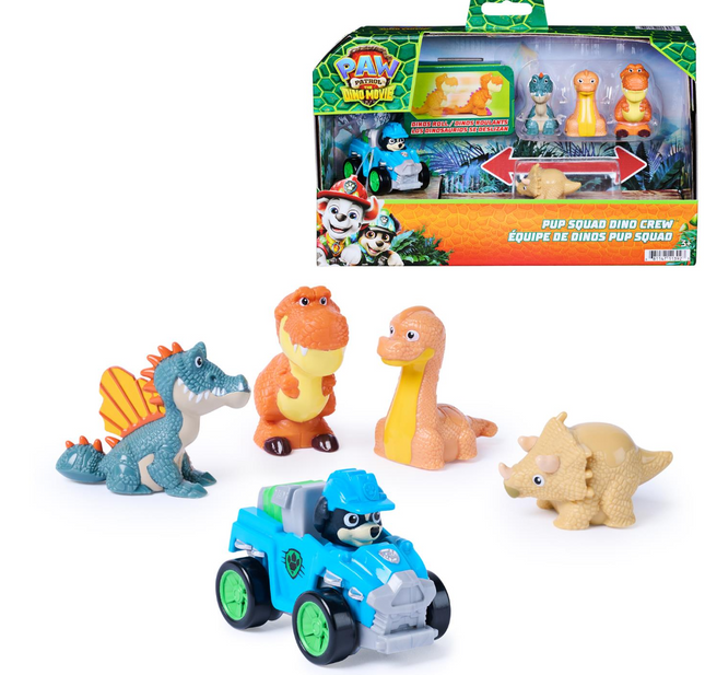 Set Figuras Rex y Dinosaurios Paw patrol