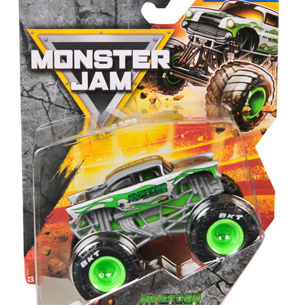 Monster Jam, camión monstruo a escala 1:64 1 pieza  (los estilos pueden variar).