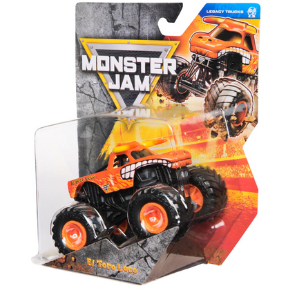 Monster Jam, camión monstruo a escala 1:64 1 pieza  (los estilos pueden variar).