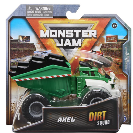 Monster Jam Dirt Squad a escala 1:64 (los modelos pueden variar)