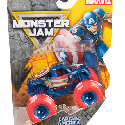 Monster Jam Vehiculo Marvel Surtido 1:64 (los estilos varían)