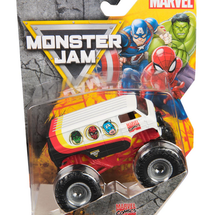 Monster Jam Vehiculo Marvel Surtido 1:64 (los estilos varían)