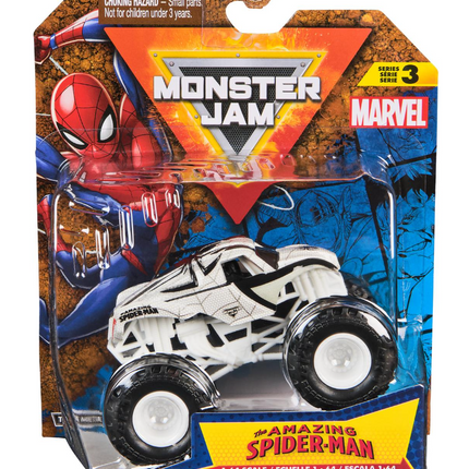 Monster Jam Vehiculo Marvel Surtido 1:64 (los estilos varían)