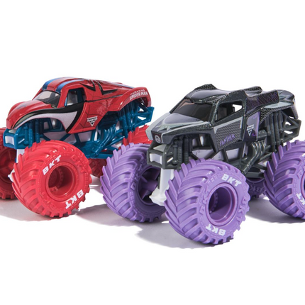 Monster Jam packs de 2 vehículos 1:64 de Marvel (surtido)