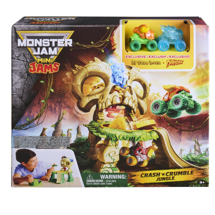 Monster Jam  set de juego Crash & Crumble Skull Escape