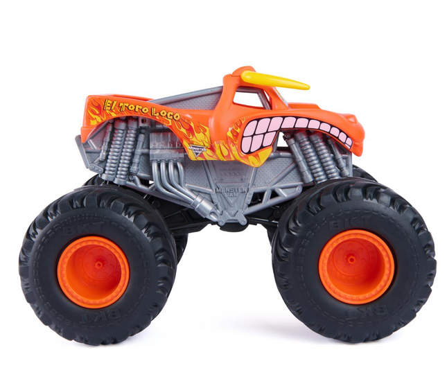 Monster Jam Vehículo  El Toro Loco Rev ÔN Roar a escala 1:15