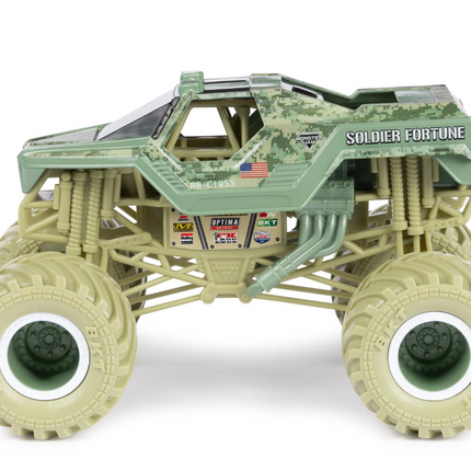 Monster Jam vehículo a escala 1:24 de colección de metal fundido (los estilos varían)