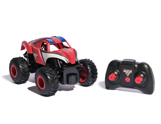 MONSTER JAM SPIDERMAN Vehículo control remoto