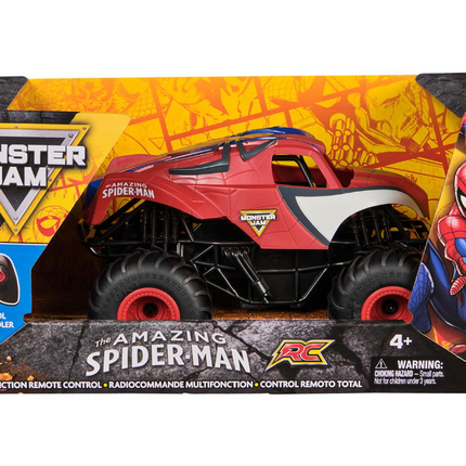MONSTER JAM SPIDERMAN Vehículo control remoto