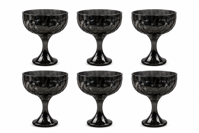 6 Piezas de Copas de Cristal