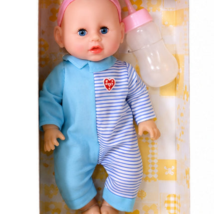 Muñeca Bebé con Biberón  y sonido, Nenuco 30 cm