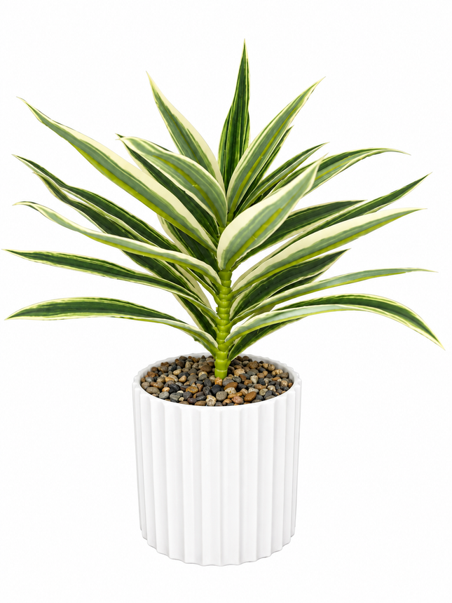 Maceta cancion de la india decorativa artificial 25 cm para el hogar, oficina, regalo