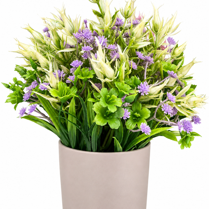 Maceta Flor decorativa artificial 25 cm para el hogar, oficina, regalo