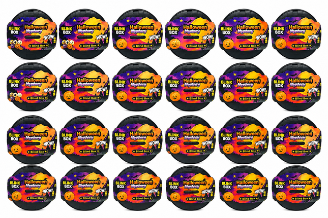 24 Squishy Calabaza Halloween DUMPLING 5.5 CM Pelotas Suaves Antiestrés para Niños, Colores Surtidos, Regalo Divertido