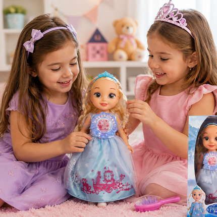 MUÑECA PRINCESA CON LUZ Y SONIDO