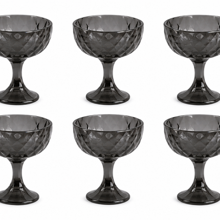 6 Piezas de Copas de Cristal