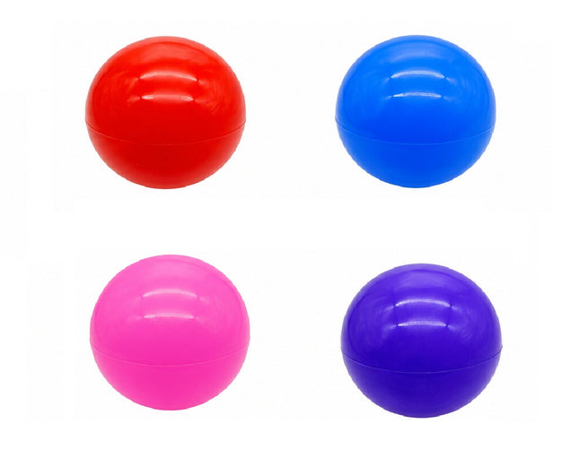 4 Pelotas de Plástico Caramelo NO. 8 | Balón Ligero para Juegos, Escuela, Playa y Exterior | Colores Surtidos