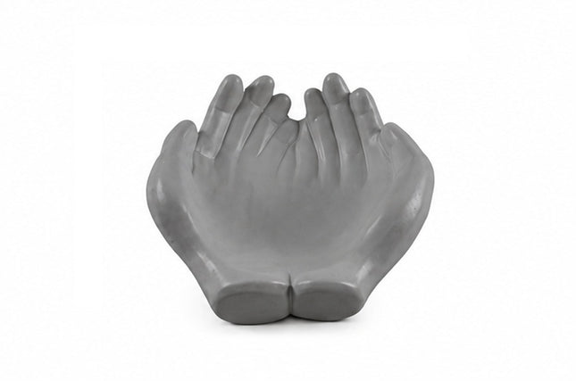 Figura Decorativa Minimalista de Cerámica Blanca 20 x 20 cm para Sala, Oficina, Recámara o Estantería