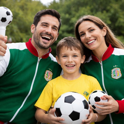 Pack 12. Manos Aplaudidoras con Forma de Balón – Accesorio de Plástico para Eventos Deportivos