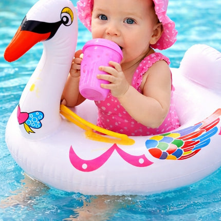 Salvavidas Inflable Cisne 69 cm para Niños – Flotador Infantil para Playa, Alberca y Verano, Diseño Divertido y Seguro