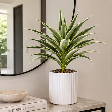 Maceta cancion de la india decorativa artificial 25 cm para el hogar, oficina, regalo