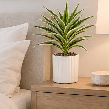 Maceta cancion de la india decorativa artificial 25 cm para el hogar, oficina, regalo