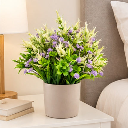 Maceta Flor decorativa artificial 25 cm para el hogar, oficina, regalo