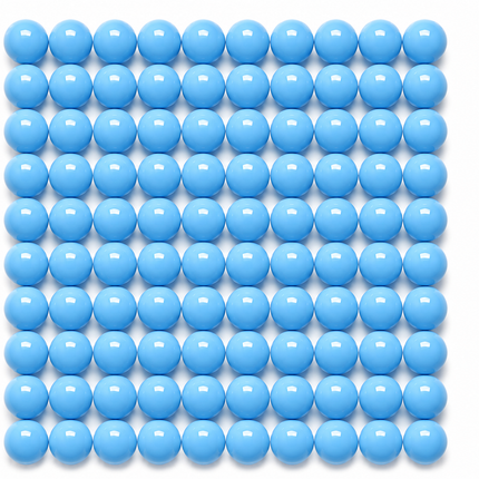 100 pz  Pelotas para alberca por color 8 cm diametro Storyland