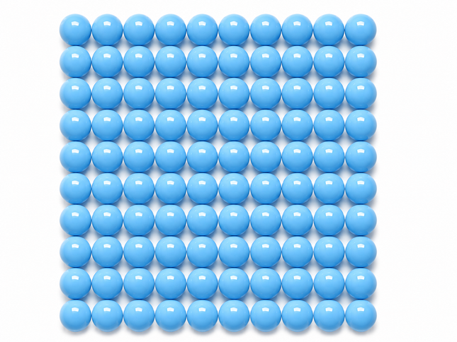 100 pz  Pelotas para alberca por color 8 cm diametro Storyland