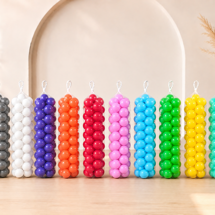 100 pz  Pelotas para alberca por color 8 cm diametro Storyland