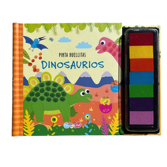 PINTA HUELLITAS DINOSAURIOS