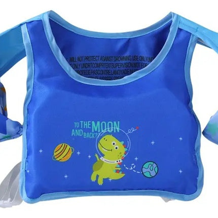 Chaleco Salvavidas para Niños Azul con 4 Hebillas de Seguridad – Soporta hasta 25 kg, 29 x 29 cm, Ideal para Playa y Alberca