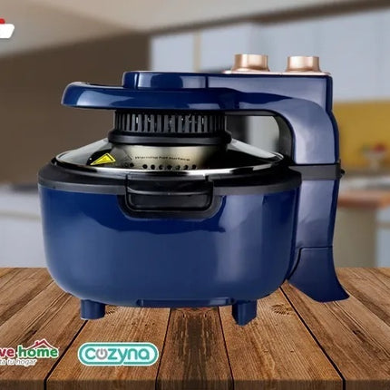 Freidora Electrica De Aire 5lt Compacta 1100w 127v Azul