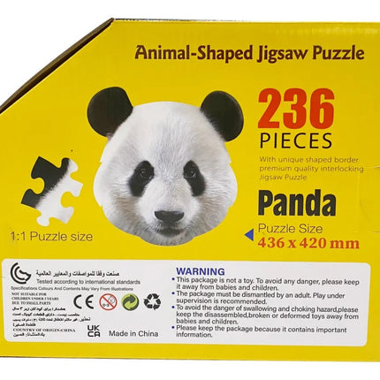 Rompecabezas de Oso Panda – 236 Piezas, Juego Educativo y Entretenido para Niños y Jóvenes148662 Storyland
