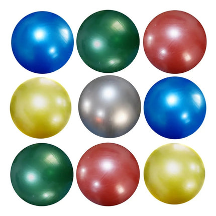 6 Pelotas de Plástico lisa NO. 8 | Balón Ligero para Juegos, Escuela, Playa y Exterior | Colores Surtidos