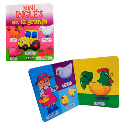Set 4 pz Mini Ingles 15*12cm 8 paginas