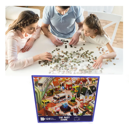 Rompecabezas ciudad 128 piezas 148686 Storyland