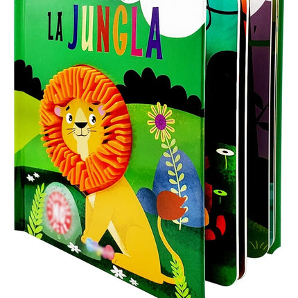 Libro Texturas La Jungla 10pag 18x18cm