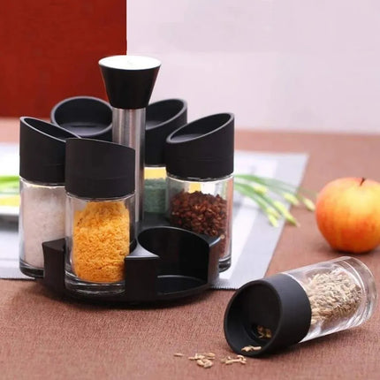 Especiero Moderno Giratorio con Base de 360° | Organizador de Cocina
