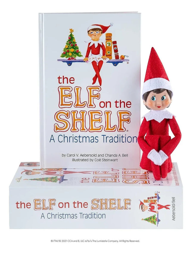 Libro El duende en el estante Una tradición navideña- Elf on the Shelf
