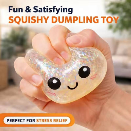 12 Squishy DUMPLING 8.5 cm Juguete Infantil con Luz, Pelotas Suaves Antiestrés para Niños, Colores Surtidos, Regalo Divertido (Copia)