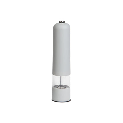 Molino Eléctrico Automático para Pimienta, Sal y Especias, Moledor de Cerámica y Acero Inoxidable con Cuerpo de Plástico ABS, Recargable para Cocina y Condimentos, Diseño Moderno y Práctico