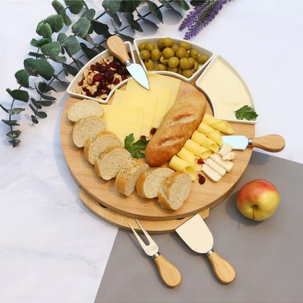 Tabla De Quesos Con Utensilios Storyland - HM-163
