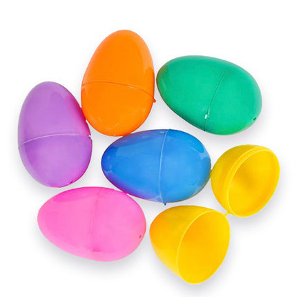 Huevo de Plastico Colores Surtidos 12 pz 6 paq JIHSPC12