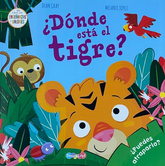 Cuento ¿Donde esta el tigre? 24pag 25x25cm