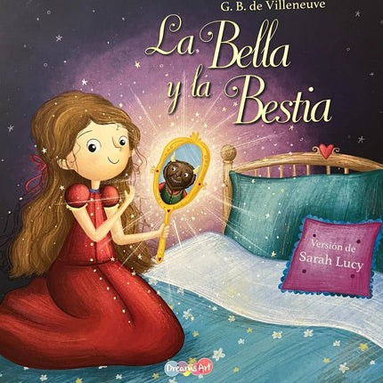 Cuento La bella y la bestia 24ág 25x25cm