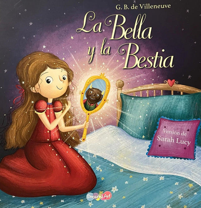 Cuento La bella y la bestia 24ág 25x25cm