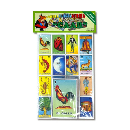 Lotería Mexicana – Juego de Bingo Tradicional, caja con 60 loterias con Baraja y Tableros, Ideal para Toda la Familia
