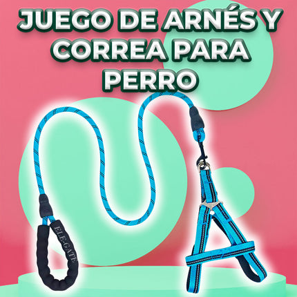 Kit de Arnés y Correa para Perros. Mascotas Medianas Storyland MAS.04.17