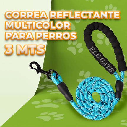 Correa para Perro Resistente de 3 Metros con Asa Acolchada Storyland MAS.04.8